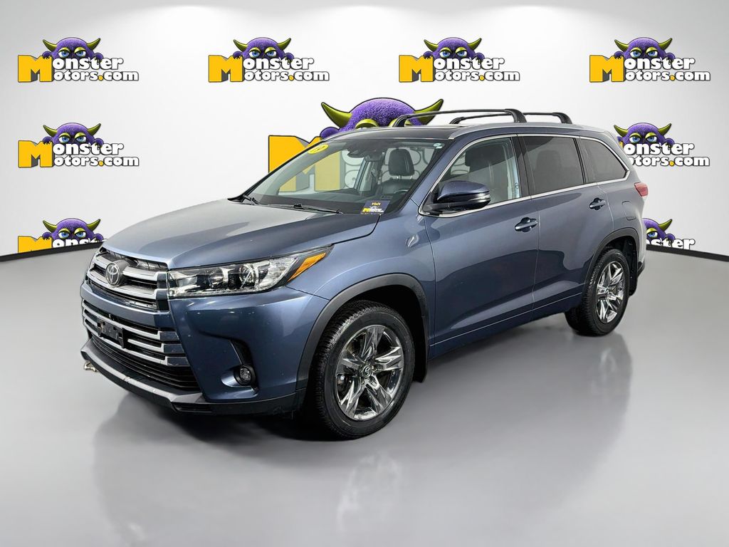 Blue 2019 Toyota Highlander SUV / Crossover All-Wheel Drive 8-Speed Automatic