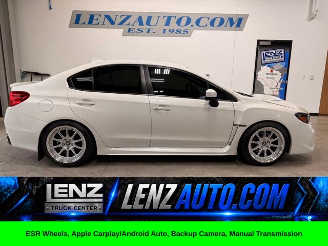 Crystal White Pearl 2019 Subaru WRX Sedan All-Wheel Drive 6-Speed Manual
