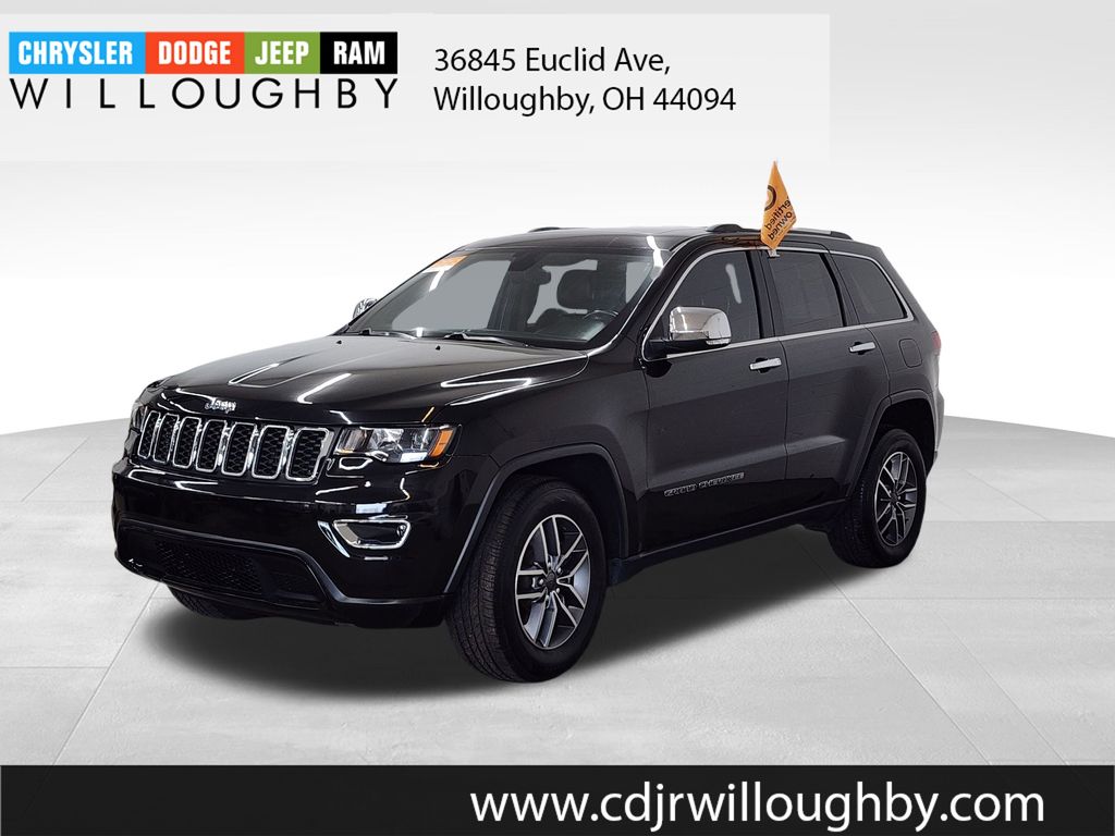 Diamond Black Crystal Pearlcoat 2021 Jeep Grand Cherokee Limited 4WD SUV / Crossover Four-Wheel Drive 8-Speed Automatic