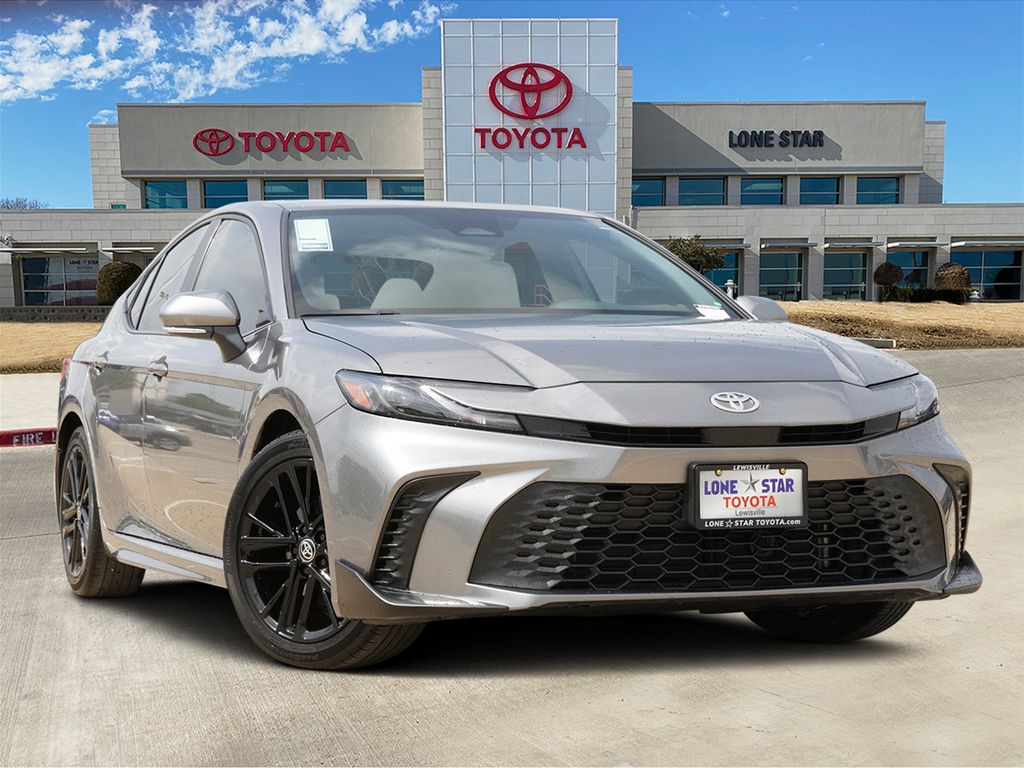 Celestial Silver Metallic 2025 Toyota Camry Sedan Front-Wheel Drive Continuously Variable Transmission