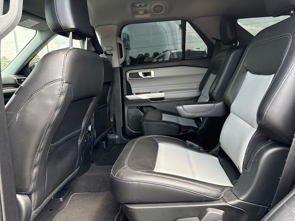 2023 Ford Explorer XLT White at DeMontrond Automotive Group
