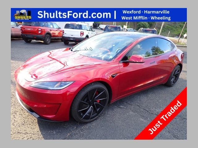 Red 2026 Tesla Model 3 Performance AWD Sedan All-Wheel Drive 1-Speed Automatic