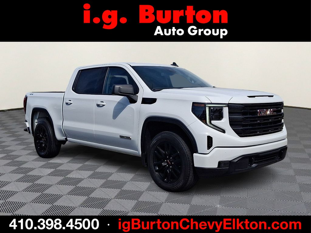 Summit White 2024 GMC Sierra 1500 Pickup Truck Four-Wheel Drive 8-Speed Automatic