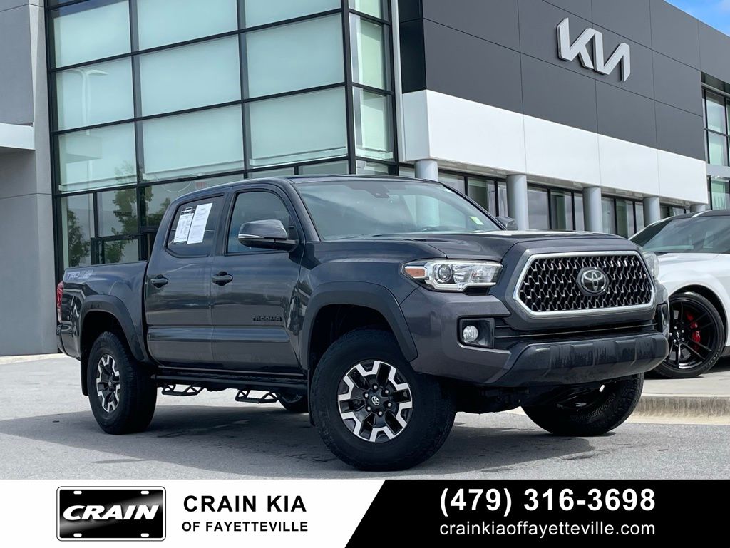 Magnetic Gray Metallic 2018 Toyota Tacoma TRD Off Road Double Cab 4WD Pickup Truck Four-Wheel Drive 6-Speed Automatic