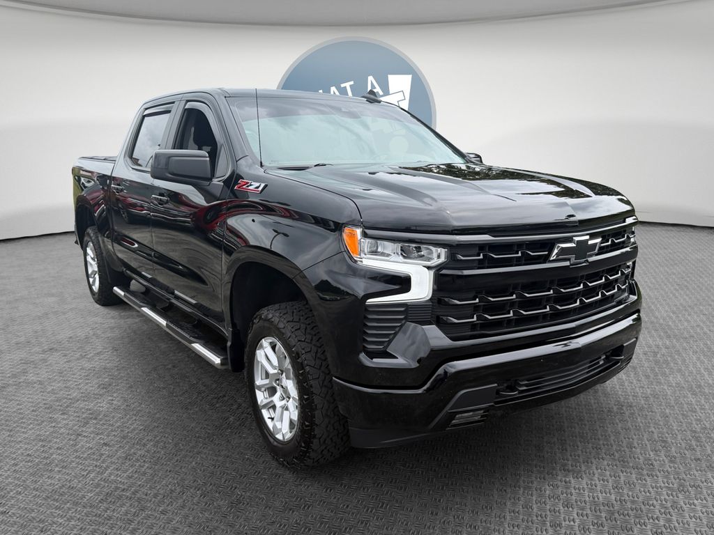 Black 2024 Chevrolet Silverado 1500 Pickup Truck Four-Wheel Drive Automatic