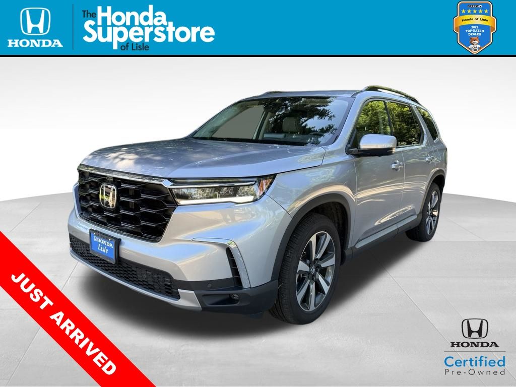 Lunar Silver Metallic 2025 Honda Pilot Elite AWD SUV / Crossover All-Wheel Drive Automatic