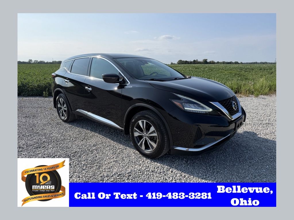 Super Black Metallic 2020 Nissan Murano SUV / Crossover All-Wheel Drive Continuously Variable Transmission