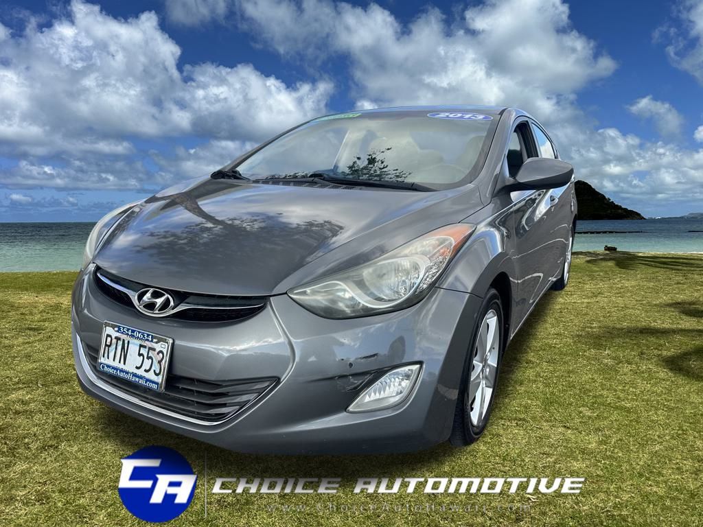 Harbor Gray Metallic 2013 Hyundai Elantra GLS FWD Sedan Front-Wheel Drive 6-Speed Automatic Overdrive