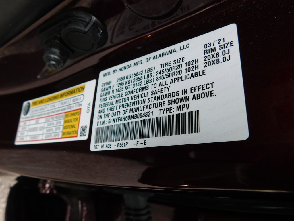 Thumbnail: 2021 Honda Pilot - 9