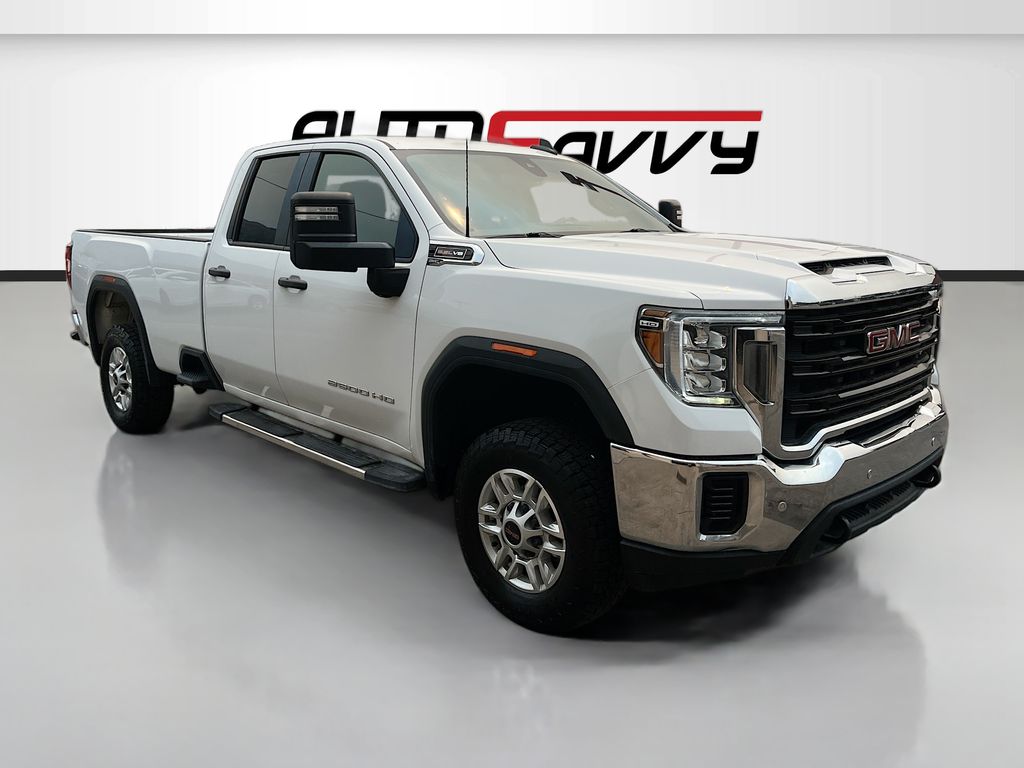Summit White 2021 GMC Sierra 2500HD Pickup Truck Four-Wheel Drive 6-Speed Automatic