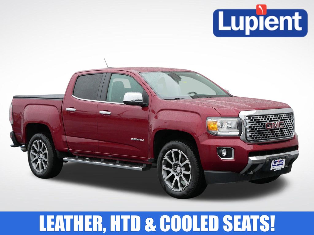 Red Quartz Tintcoat 2019 GMC Canyon Denali Crew Cab 4WD Pickup Truck Four-Wheel Drive 8-Speed Automatic