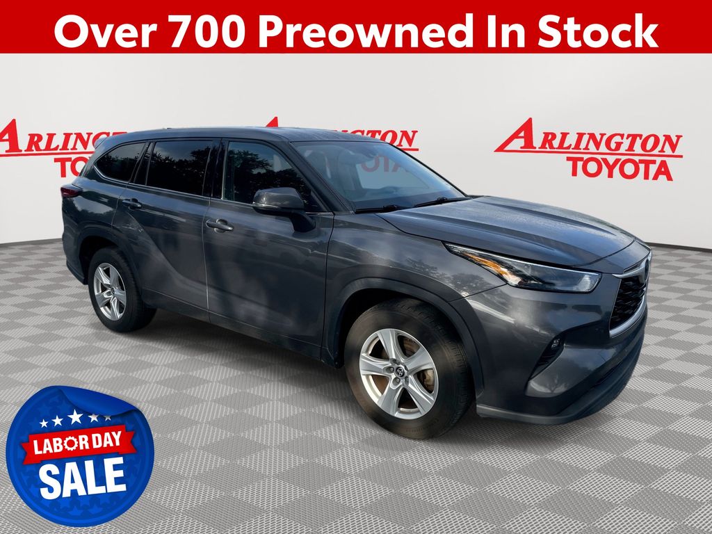 Magnetic Gray Metallic 2022 Toyota Highlander Hybrid SUV / Crossover Front-Wheel Drive Continuously Variable Transmission