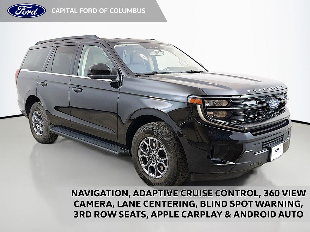 Agate Black Metallic 2025 Ford Expedition SUV / Crossover Four-Wheel Drive Automatic