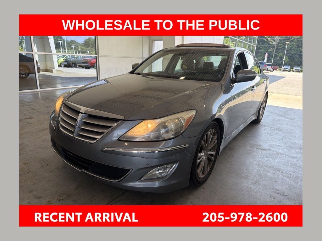 Parisian Gray 2014 Hyundai Genesis Sedan 8-Speed Automatic