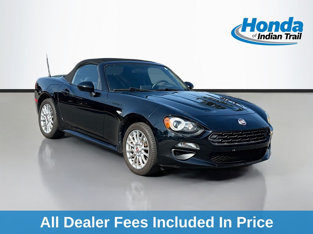 Forte Black Metallic 2018 FIAT 124 Spider Convertible Rear-Wheel Drive 6-Speed Manual