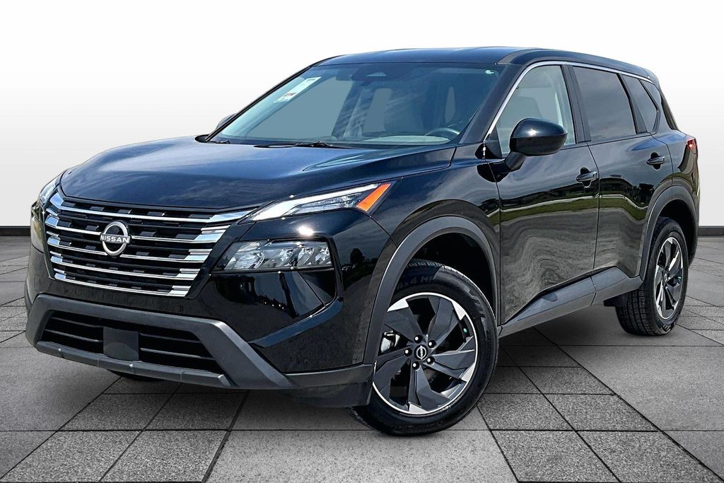 Super Black 2025 Nissan Rogue SUV / Crossover All-Wheel Drive Continuously Variable Transmission