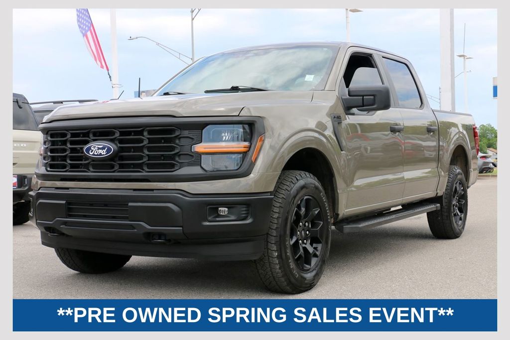 Marsh Gray 2025 Ford F-150 STX SuperCrew 4WD Pickup Truck Four-Wheel Drive Automatic