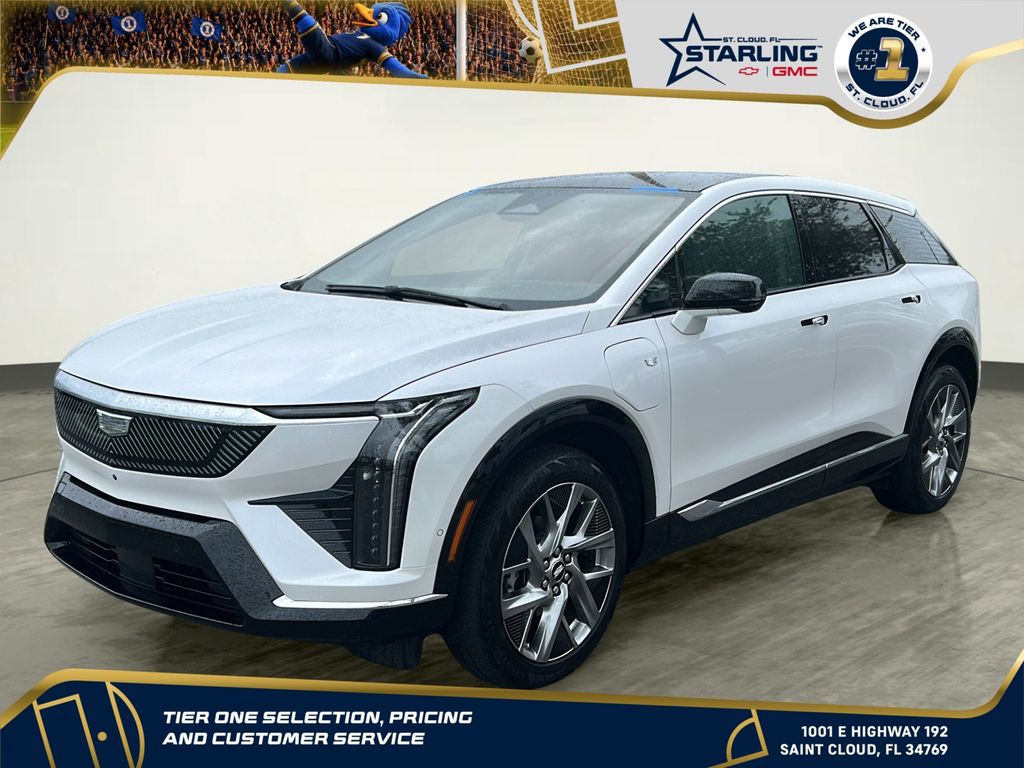 Crystal White Tricoat 2025 Cadillac OPTIQ Luxury 2 AWD SUV / Crossover All-Wheel Drive 1-Speed Automatic