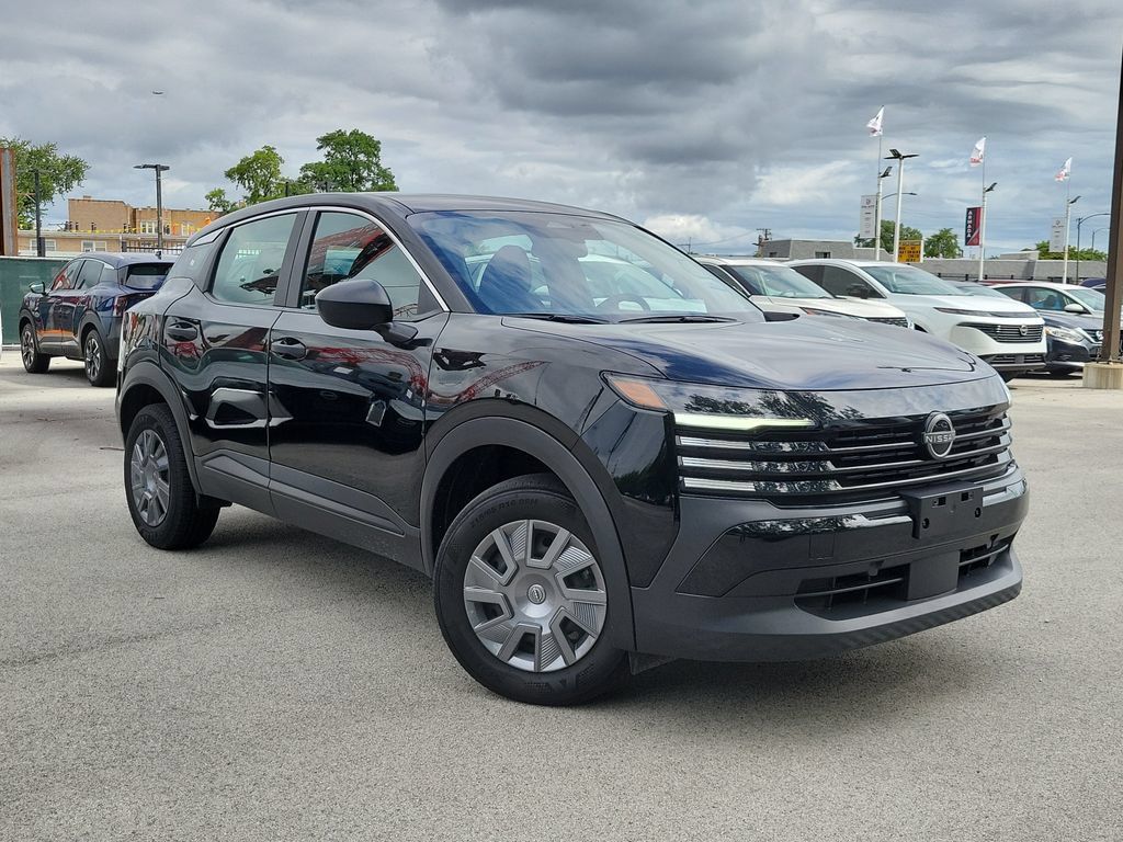 Super Black 2025 Nissan Kicks SUV / Crossover All-Wheel Drive Continuously Variable Transmission