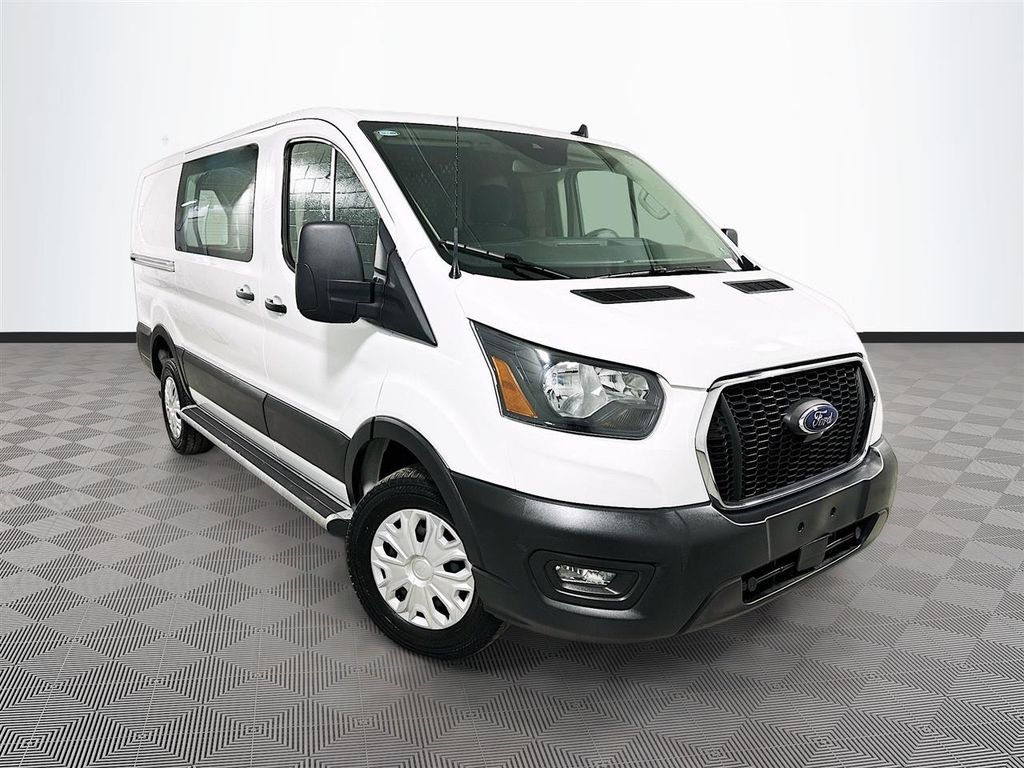Oxford White 2024 Ford Transit Cargo 250 Low Roof LB RWD Van Rear-Wheel Drive
