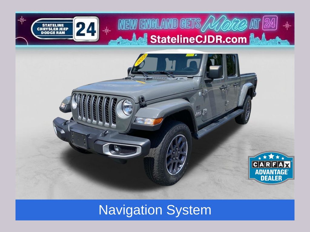 Gray Clearcoat 2022 Jeep Gladiator Pickup Truck Four-Wheel Drive 8-Speed Automatic