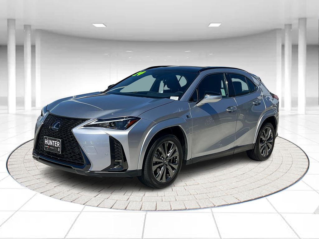 Black (Obsidian) 2024 Lexus UX Hybrid SUV / Crossover Front-Wheel Drive Continuously Variable Transmission