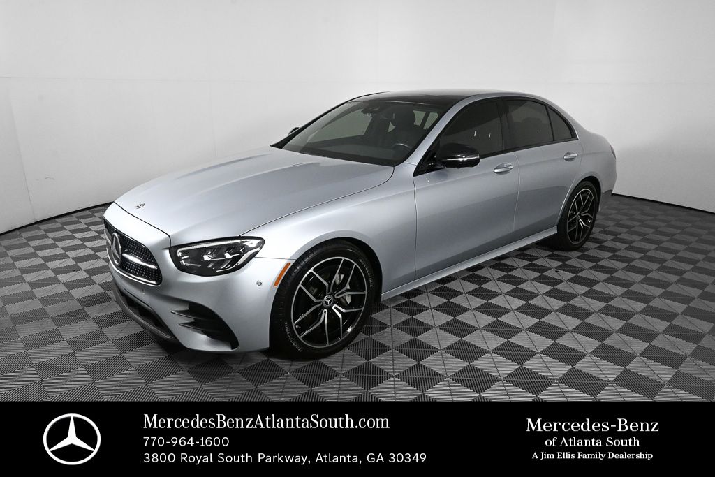 Cirrus Silver Metallic 2022 Mercedes-Benz E-Class Sedan Rear-Wheel Drive 9-Speed Automatic