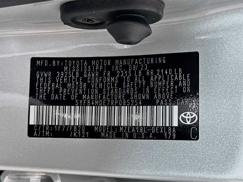 2024 Toyota Corolla LE 30