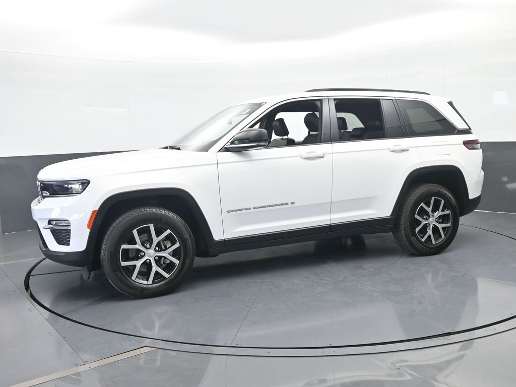 Used 2024 Bright White Clearcoat Jeep Limited image 2