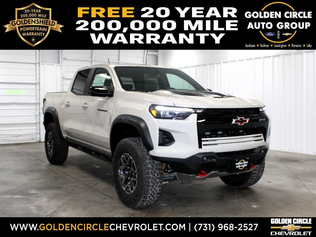 White Sands 2026 Chevrolet Colorado ZR2 Crew Cab 4WD Pickup Truck Four-Wheel Drive 8-Speed Automatic