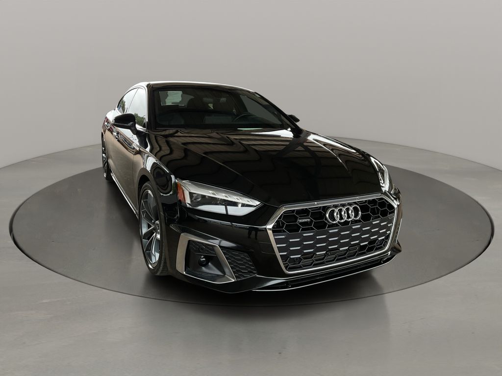 Mythos Black Metallic 2024 Audi A5 Sportback Sedan All-Wheel Drive 7-Speed Automatic