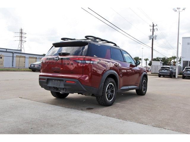 2023 Nissan Pathfinder Rock Creek Red at North Houston Mitsubishi