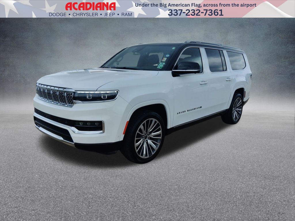 Bright White Clearcoat 2024 Jeep Grand Wagoneer L SUV / Crossover Four-Wheel Drive 8-Speed Automatic