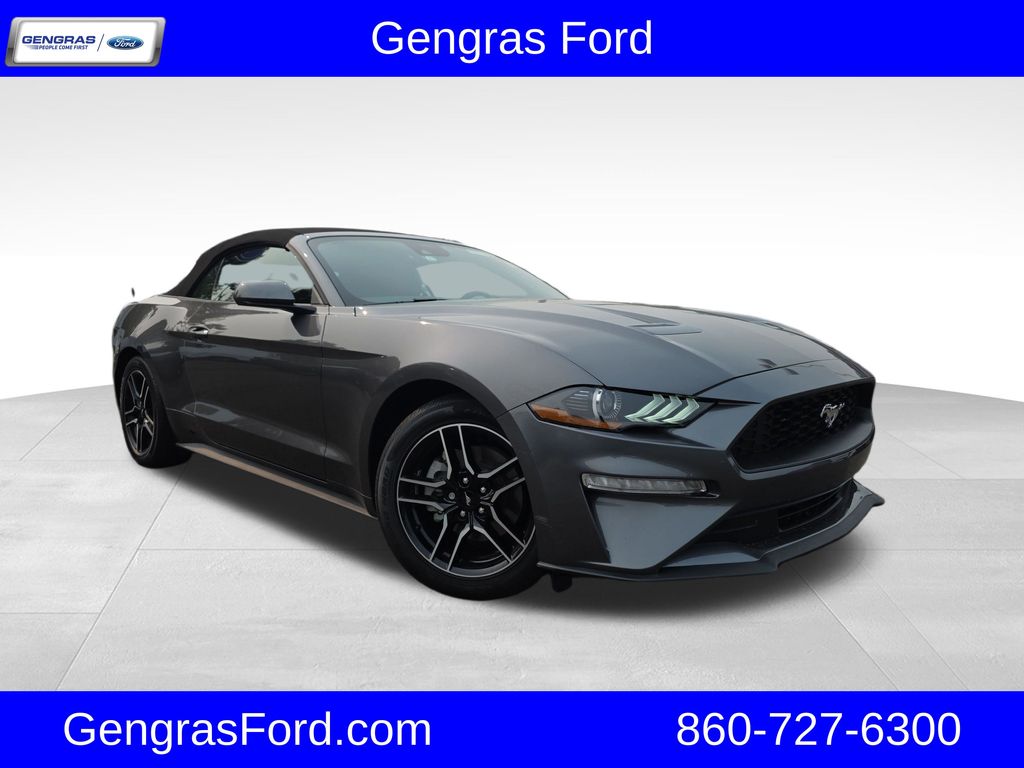 Gray Metallic 2023 Ford Mustang Convertible Rear-Wheel Drive Automatic