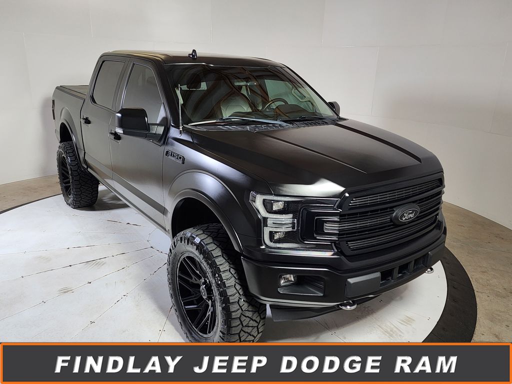 Black 2019 Ford F-150 Limited SuperCrew 4WD Pickup Truck Four-Wheel Drive Automatic