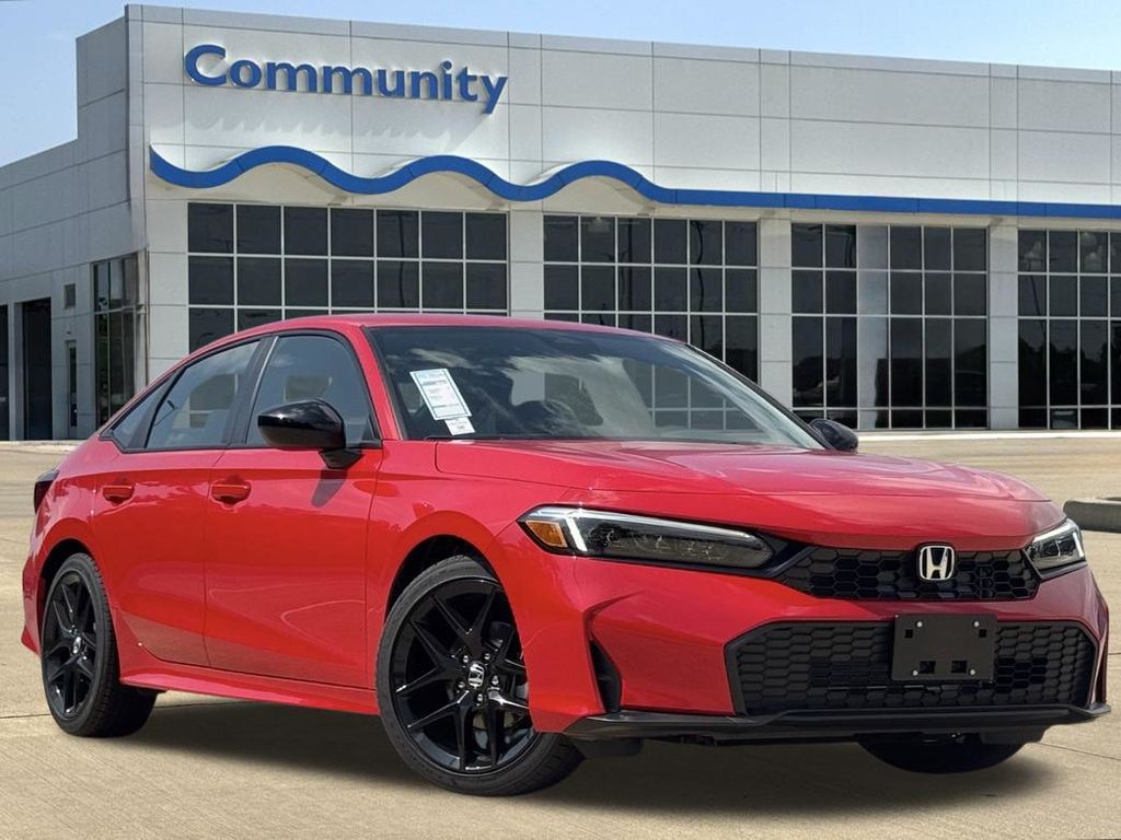 2026 Honda Civic Sport Red at Community Honda