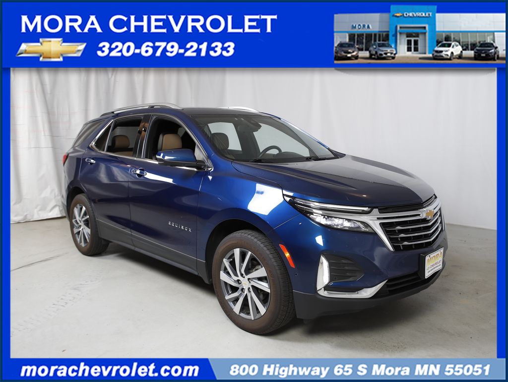 Blue Glow Metallic 2022 Chevrolet Equinox SUV / Crossover Four-Wheel Drive 6-Speed Automatic Overdrive