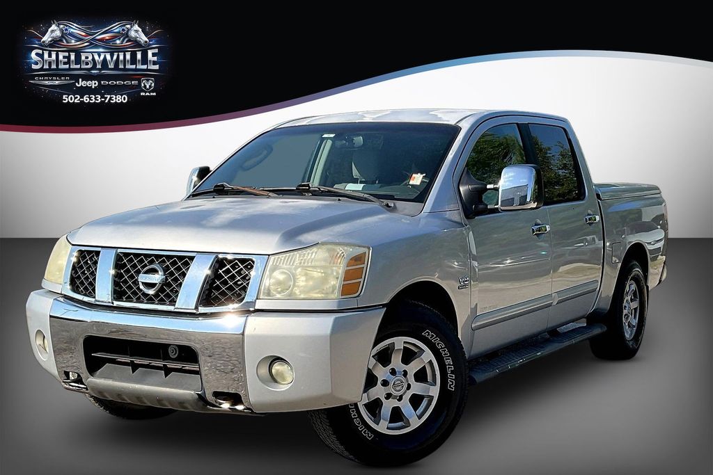 Radiant Silver Metallic 2004 Nissan Titan Pickup Truck Rear-Wheel Drive 5-Speed Automatic Overdrive