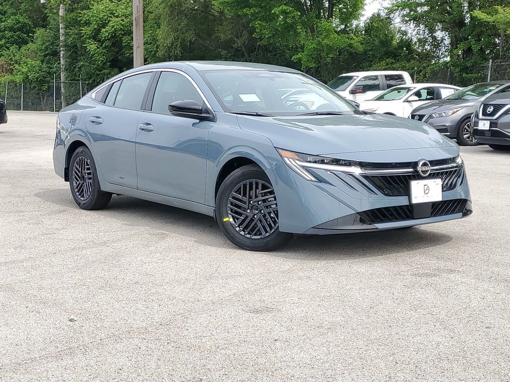 Atlantic Gray Metallic 2026 Nissan Sentra Sedan Front-Wheel Drive Continuously Variable Transmission