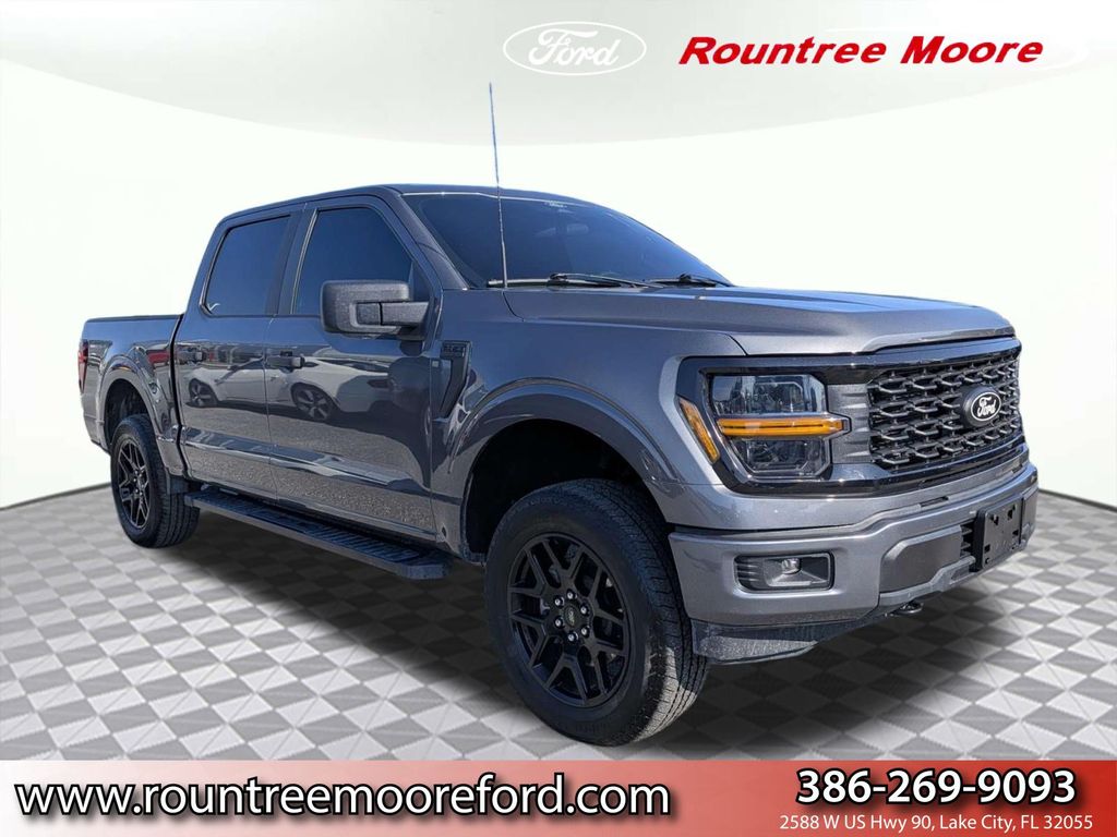 Gray Metallic 2025 Ford F-150 Pickup Truck Four-Wheel Drive Automatic