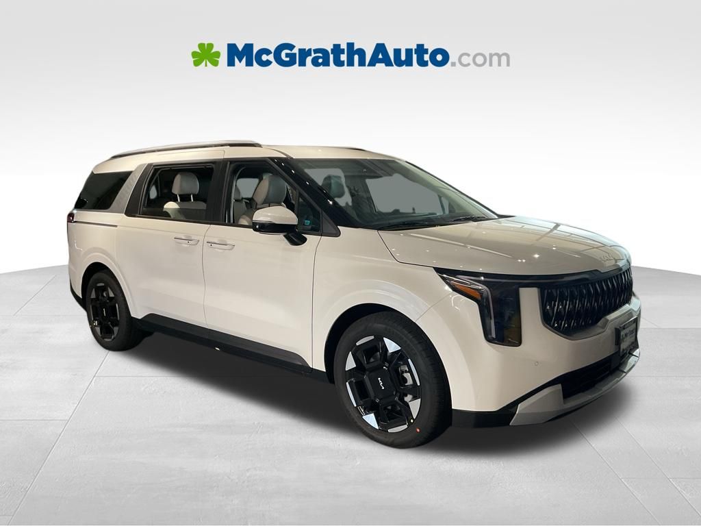 Snow White Pearl 2026 Kia Carnival Minivan Front-Wheel Drive 8-Speed Automatic