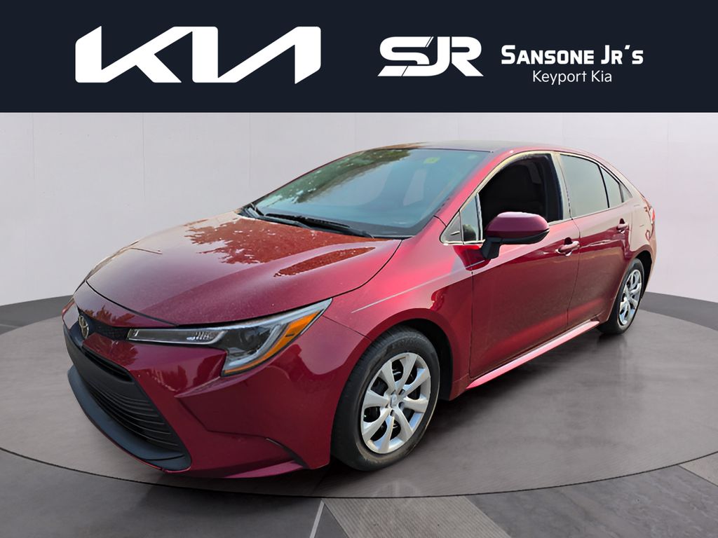Red (Ruby Flare Pearl) 2024 Toyota Corolla Sedan Front-Wheel Drive Continuously Variable Transmission