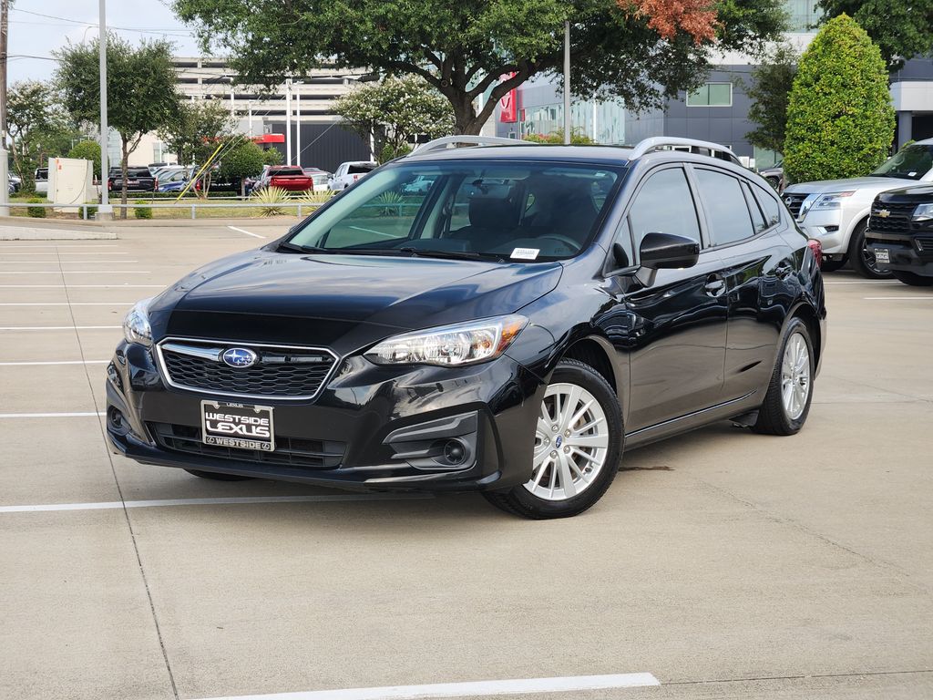 Crystal Black Silica 2017 Subaru Impreza Hatchback All-Wheel Drive Continuously Variable Transmission