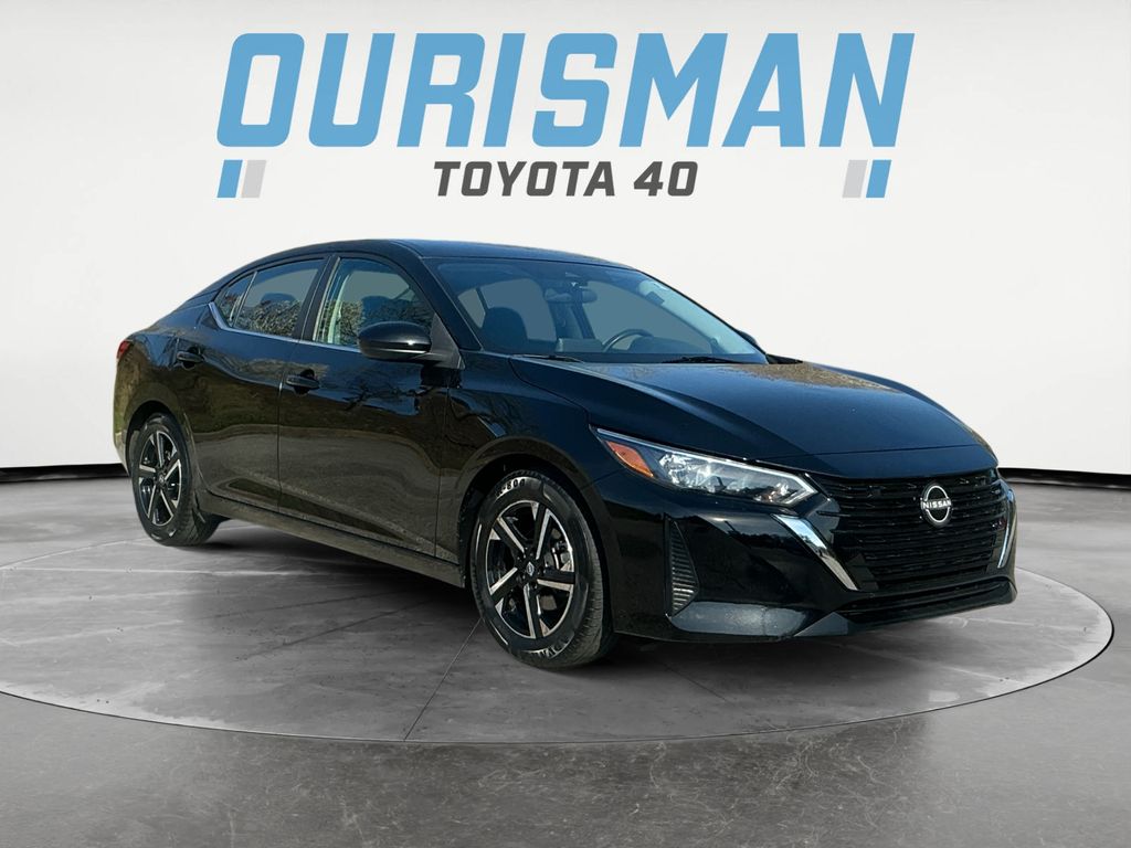 Super Black 2024 Nissan Sentra SV FWD Sedan Front-Wheel Drive Continuously Variable Transmission