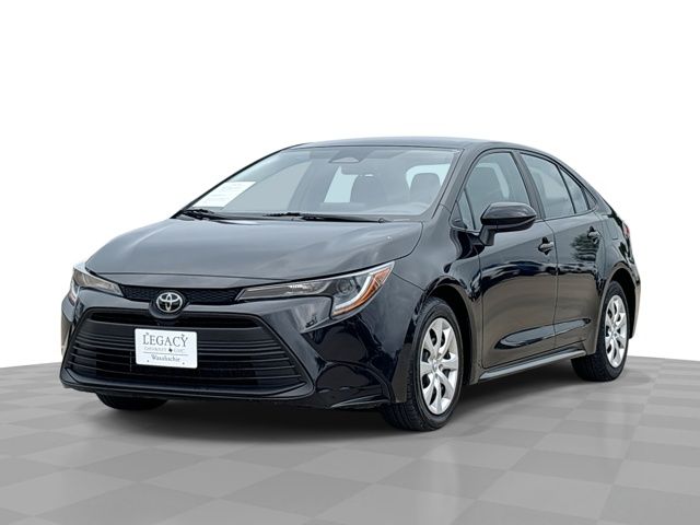 Midnight Black Metallic 2024 Toyota Corolla LE FWD Sedan Front-Wheel Drive Continuously Variable Transmission
