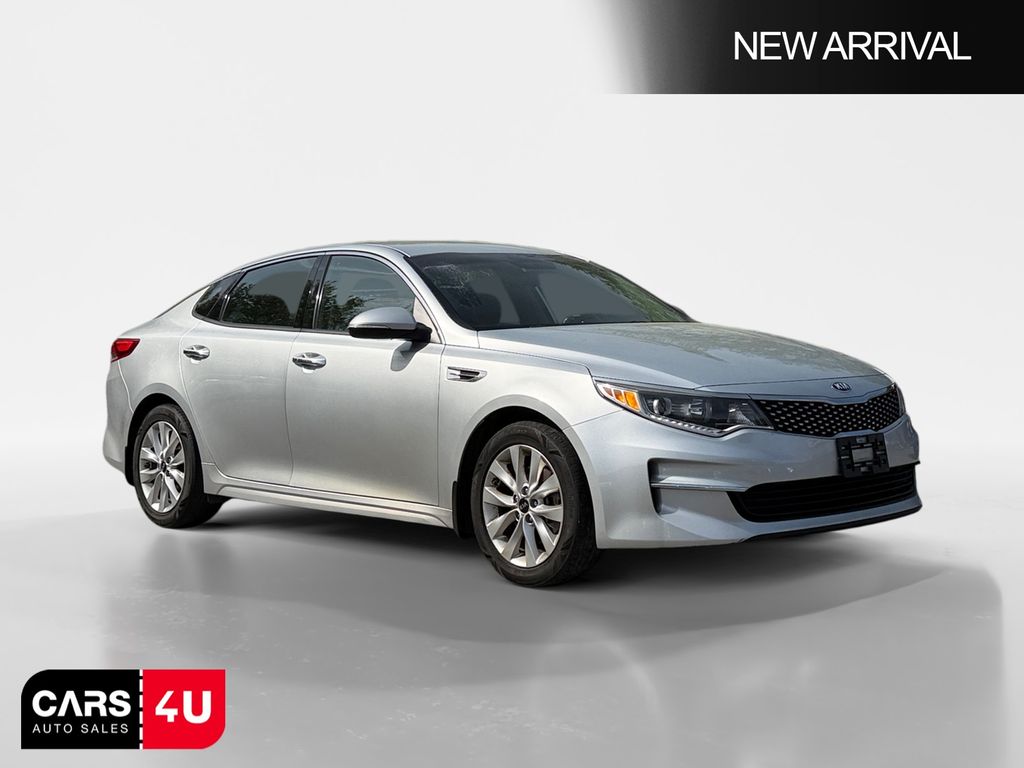 Sparkling Silver 2018 Kia Optima EX Sedan Front-Wheel Drive 6-Speed Automatic