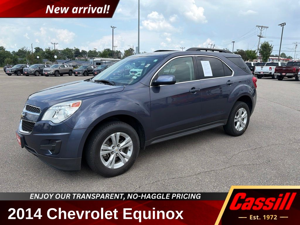 Atlantis Blue Metallic 2014 Chevrolet Equinox SUV / Crossover Front-Wheel Drive 6-Speed Automatic Overdrive