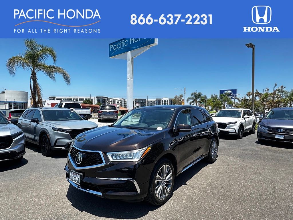 Black Copper Pearl 2017 Acura MDX SUV / Crossover Front-Wheel Drive 9-Speed Automatic