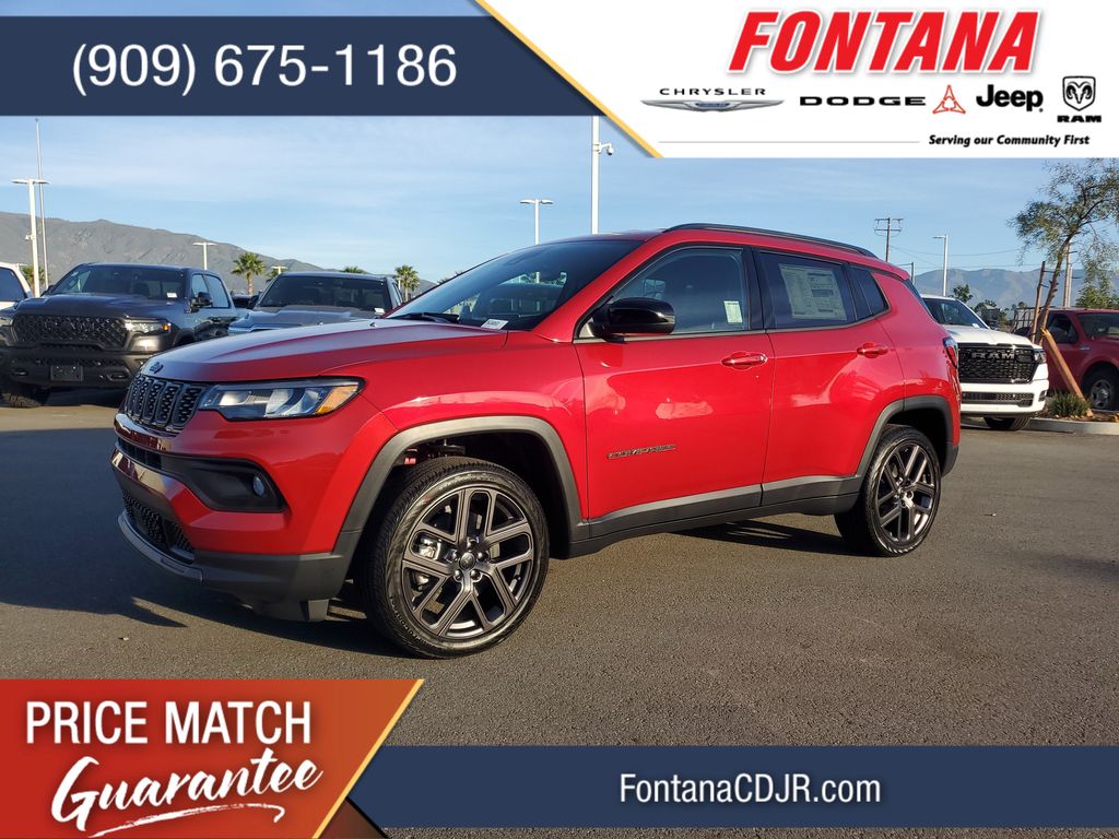 Red Hot Pearlcoat 2026 Jeep Compass SUV / Crossover Four-Wheel Drive 8-Speed Automatic