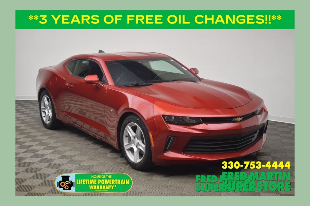 Garnet Red Tintcoat 2017 Chevrolet Camaro Coupe Rear-Wheel Drive 8-Speed Automatic